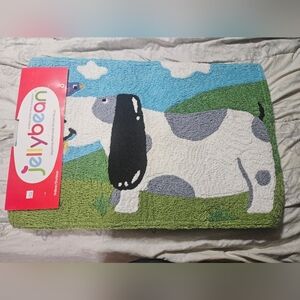 Jellybean Washable Dog Design Indoor/outdoor Rug!